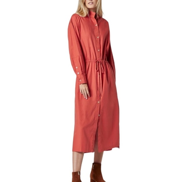Joie Dresses & Skirts - NWT Joie Ardine Midi Cotton Dress in Warm Spice Size Medium